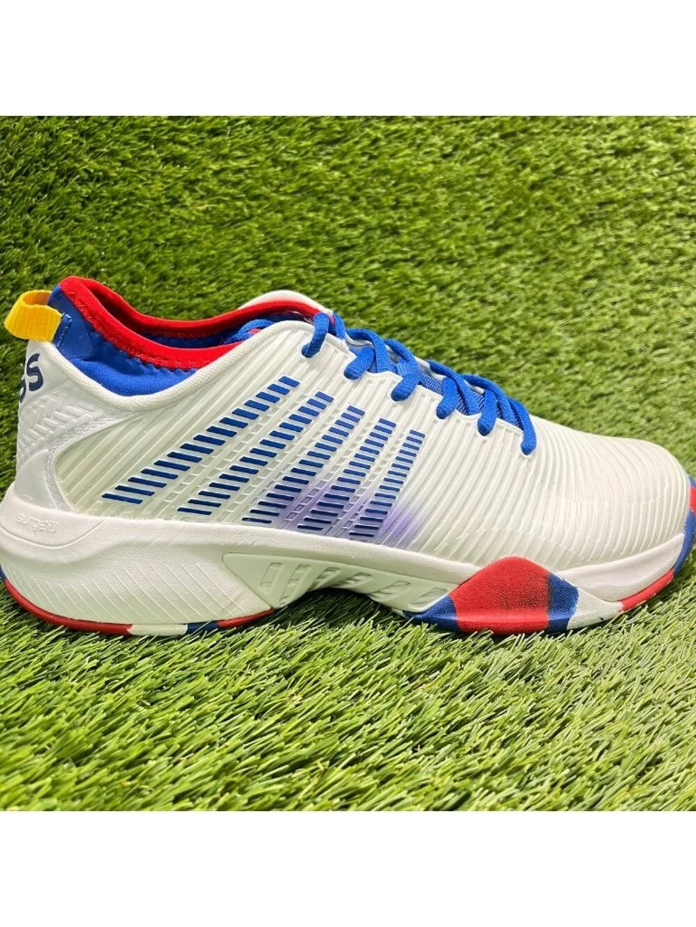 K-Swiss Hypercourt Supreme Mens Size 10.5 White Athletic Tennis Shoes Sneakers